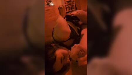 Desperate slut begging for cock tied up and plugged