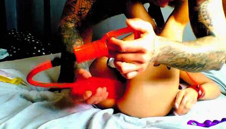 anal pump prolapse teen domination slave