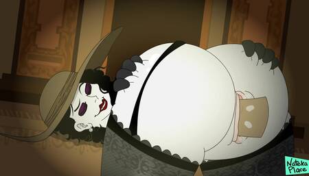 Resident Evil Village: Tall Vampire Maiden Alcina Dimitrescu Parody Animated