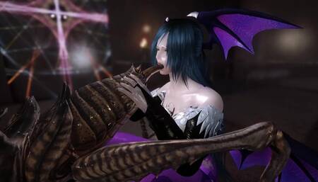 SKYRIM Ash Hopper and succubus porn
