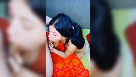 Deep throat and a delicious fuck