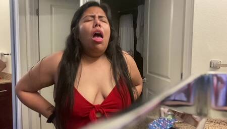 So many natural sneezing in cute outfit