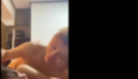 Tken With a shaved girl and a smart phone. Photographed by an amateur.