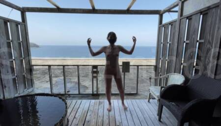 Let's dance with Emin ♡ Naked and Japanese radio exercises! Preparatory exercise before sex