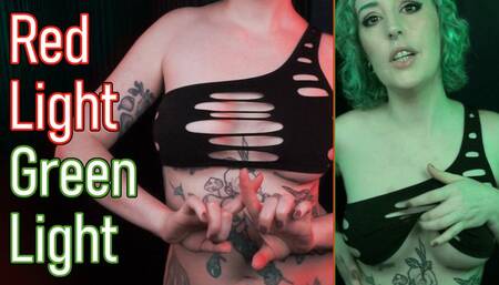 Red Light Green Light - UNCENSORED TOPLESS - Edging Femdom POV JOI Game by Miss Faith Rae with Cock Control and Jerk Off Instructions - MKV