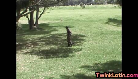 Spanish Latino twink gets fucked by BF at home till cum