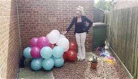 144 Balloons get popped