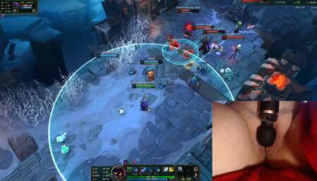 OMG! Playing with my vibrator on the highest setting! League of Legends #9 Luna
