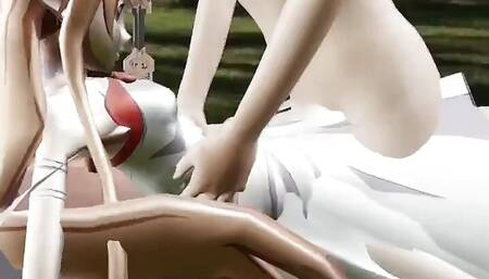 Asuna Yuki Fucked by Oberon (inspired by Sao Swor Art Online)