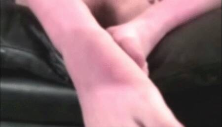 part 1, Pale skin cutie gives a footjob