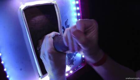 INTERRACIAL GLORYHOLE!! HUBBY RECORDS HIS WIFE!