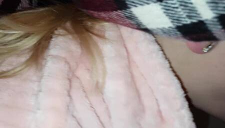 Teen Neighbour came to borrow coffee and i paid her money to cum in her mouth and suck my cock