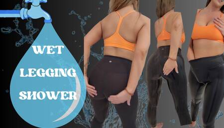 Getting wet and naughty at the shower is Teacher Scarlet's favorite past time