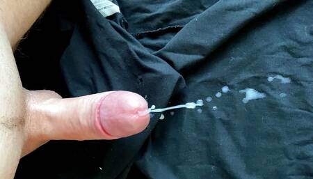 Hands free cumshot, huge cumshot slowmotion, ruined orgasm