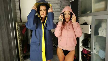 Hooded, Mouthstuffing, Wrap Gag Fun for Danni & Charlie MP4 version