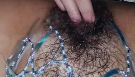 My Girl hairy pussy masturbating and showing her Mad infatuation