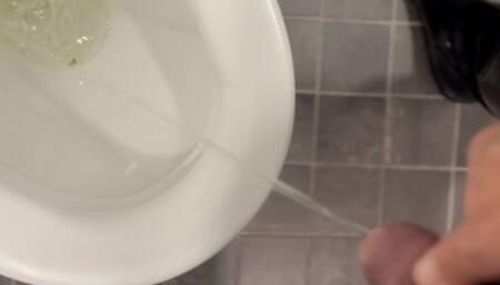 Pissing in the Latex Gear and Rubber Boots