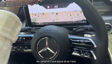 French slut licks the cum fallen to the floor and gets fucked in her apartment