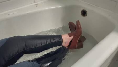 Loafers Soaked!