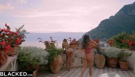 BLACKED Ariana shares her new rich man with hottie Agatha