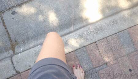 Fifi the MILF driving a group to band practice, barefoot and running late then the car won't start and keeps cranking *new*