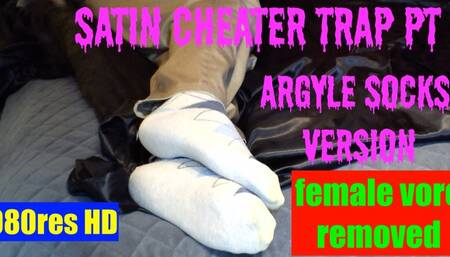 Satin Cheater Trap Pt 2 - argyle socks male only 1080res HD