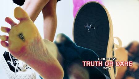 Giantess Girl House Party "Truth or Dare" Feet Crush SFX