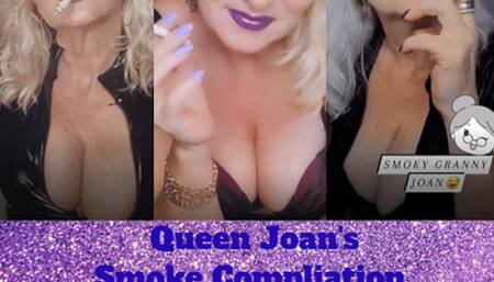 Queen Joan's smoke compensation - look at my many smoky faces