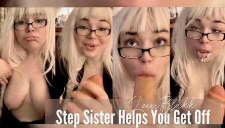 Step Sister Helps You Get Off