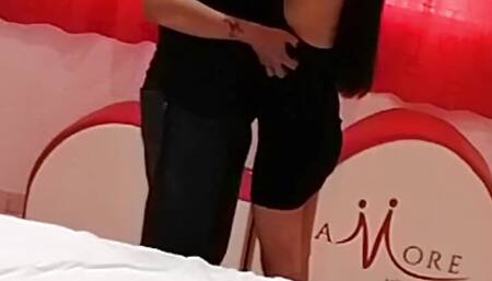 Real amateur couple, recorded in a motel in Mexico part 1
