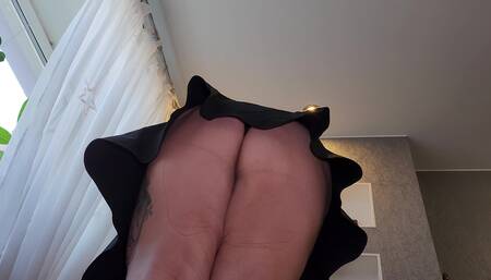 Sexy BBW Secretary with Big Tits in a Tie Jumps on a Tech Worker's Cock and Gets Creampie in Tight Wet Pussy