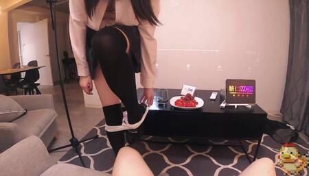 My girl next door came to my house after we haven't seen each other for many years