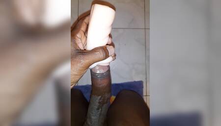 Fucking Fleshlight with Massive Cumshot at the End