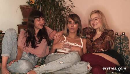 Janice Griffith Joins the Ersties Girls In Threesome