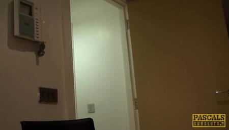 Subdued teen slapped and fucked hard