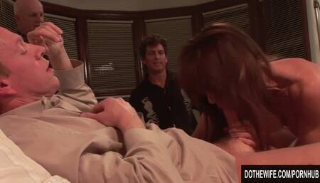 Sexy Jenla Moore fucks while her husband watches