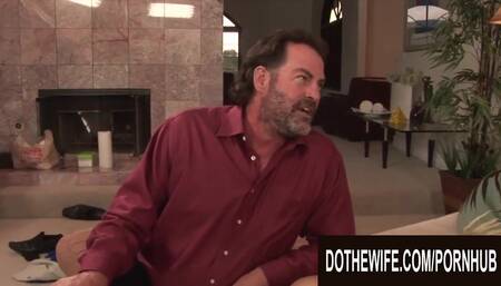 Do The Wife - Shagged by Stranger She Just Met in Front of Cuck Compilation