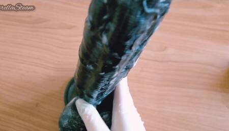 Gloves and Dildo