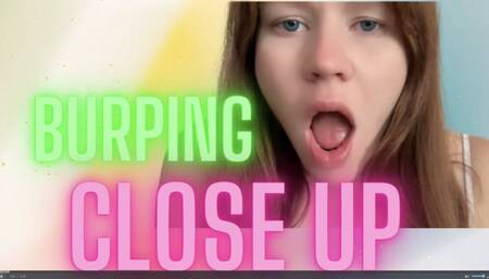 ASMR Close up Burps