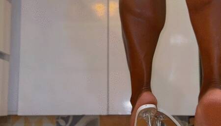 You like my strong muscular calves