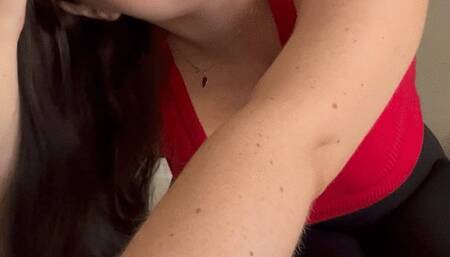 Cuck smells feet after long flight