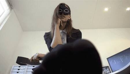 Smothered by your boss' sweaty nylon feet (small version)