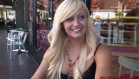 18 year old Chloe Chanel gets ravaged by 2 black guys