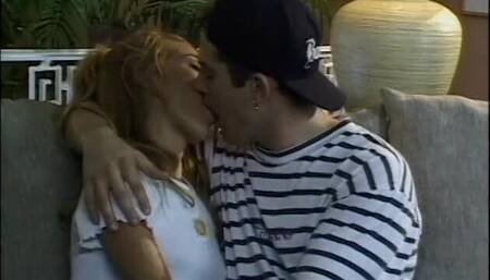 Stud eats her pussy and fucks her cunt