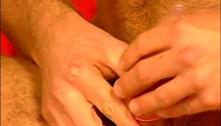 Sexy boys in threesome