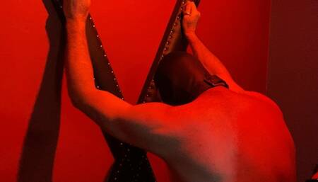 My slave taking a lesson