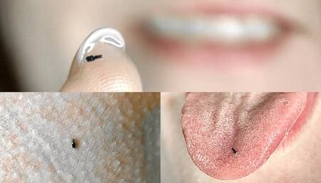 Gentle Lady Dimitrescu and a tiny guy