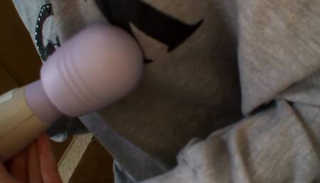 Cute Japanese girls in purple lingerie gets her pussy teased with toys
