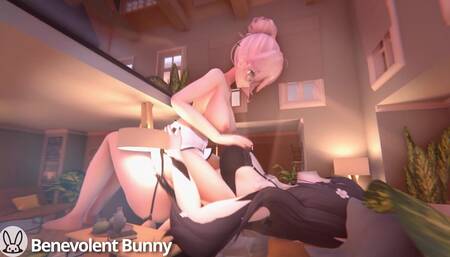 Growth treats (Giantess growth animation)