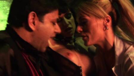 Crazy tailor experiencing hard anal threesome with naughty sluts